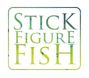 Stick Figure Fish Illustration