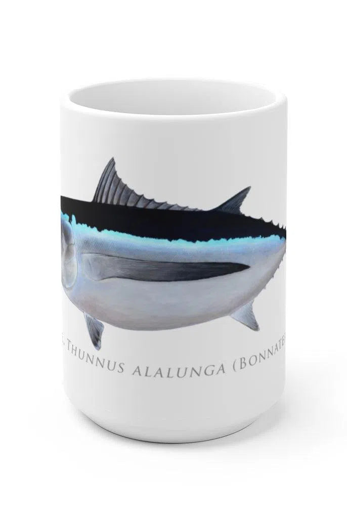 Albacore Mug-Stick Figure Fish Illustration