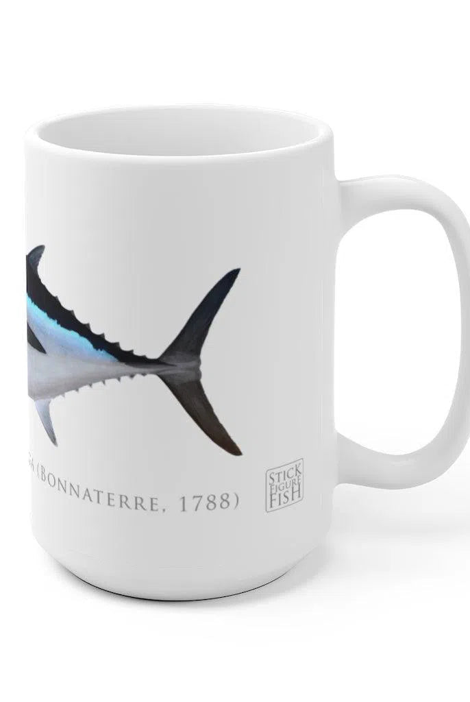 Albacore Mug-Stick Figure Fish Illustration