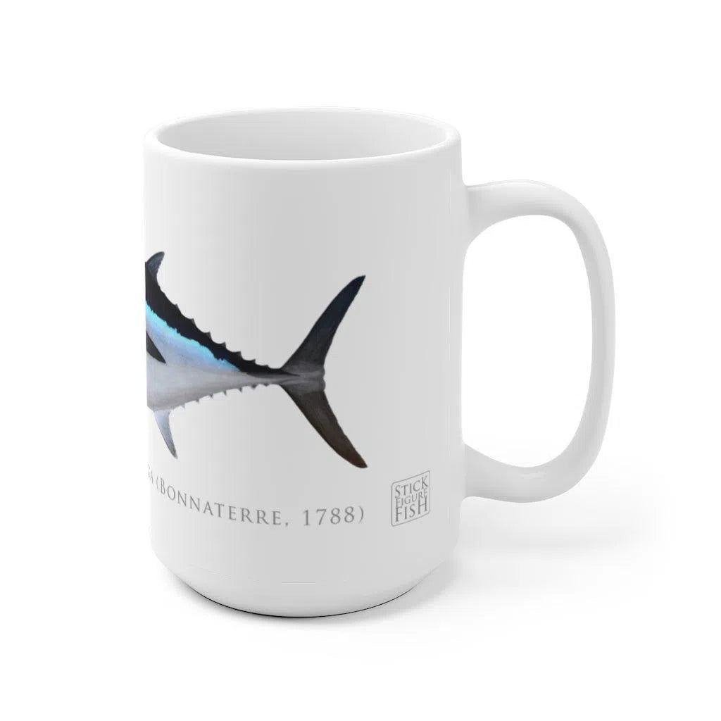 Albacore Mug-Stick Figure Fish Illustration