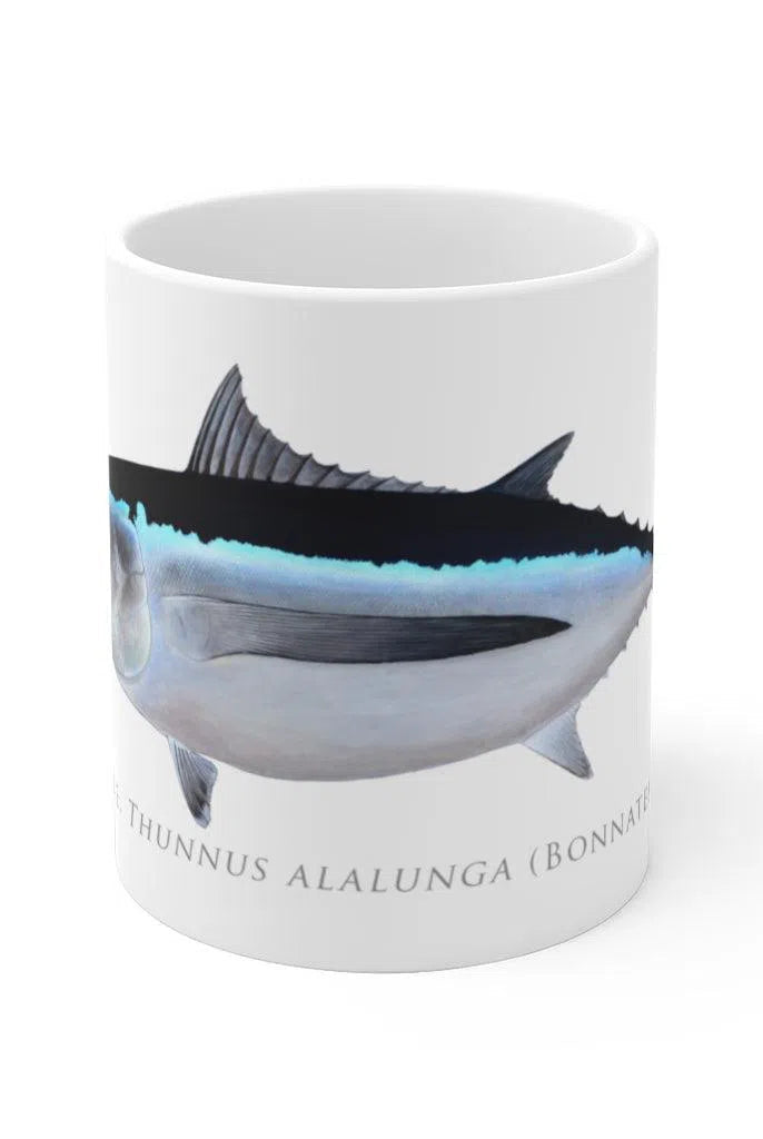 Albacore Mug-Stick Figure Fish Illustration
