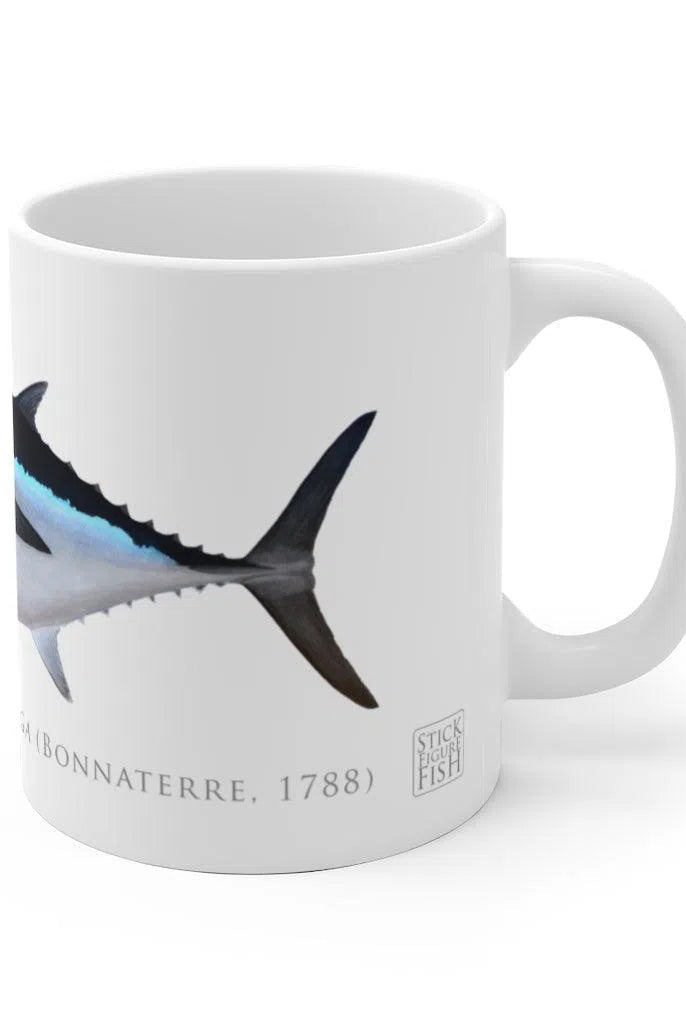 Albacore Mug-Stick Figure Fish Illustration
