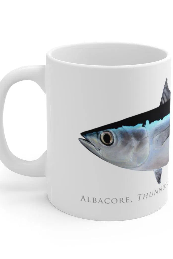 Albacore Mug-Stick Figure Fish Illustration
