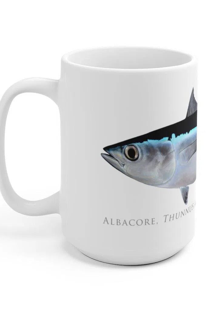 Albacore Mug-Stick Figure Fish Illustration