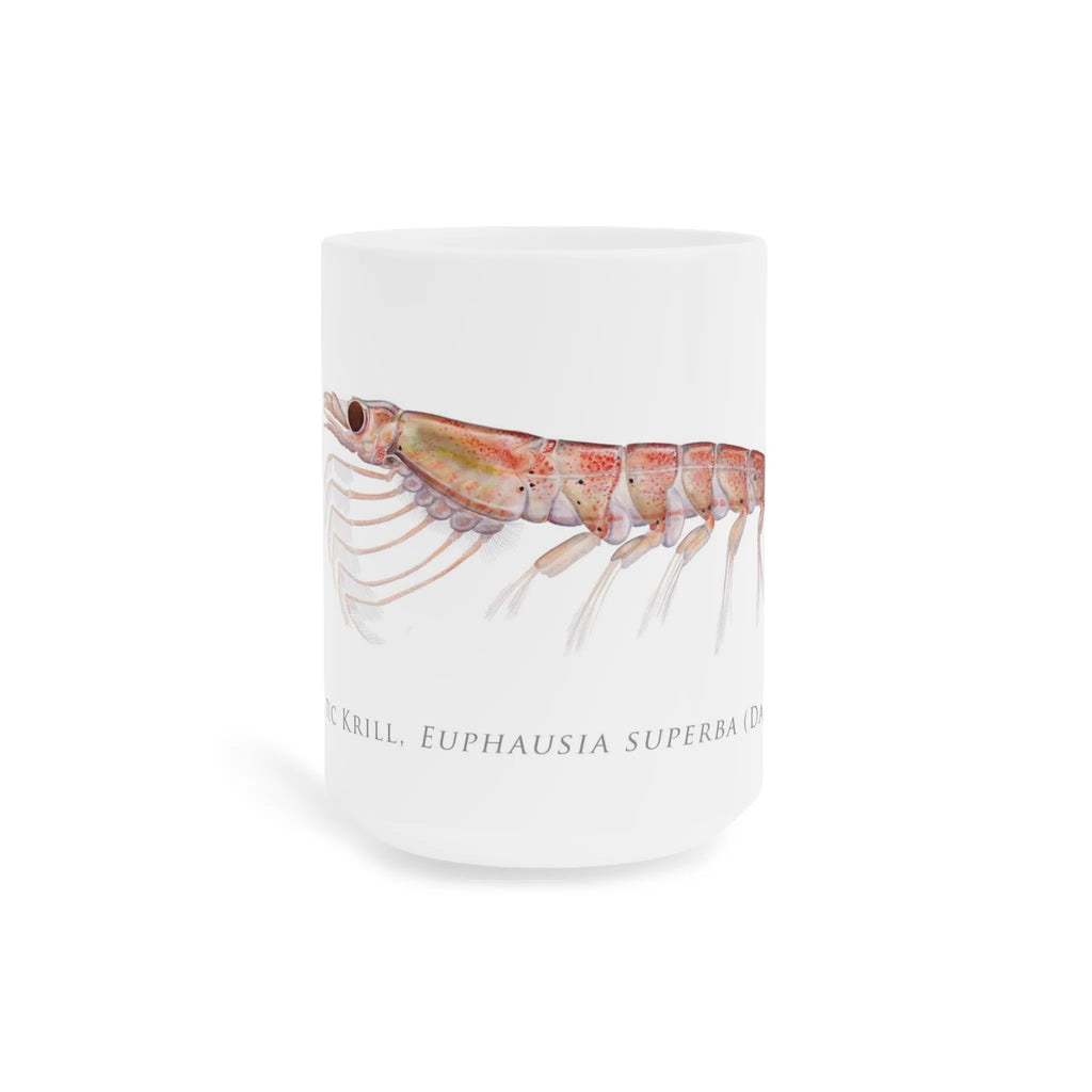 Antarctic Krill - Mug-Stick Figure Fish Illustration
