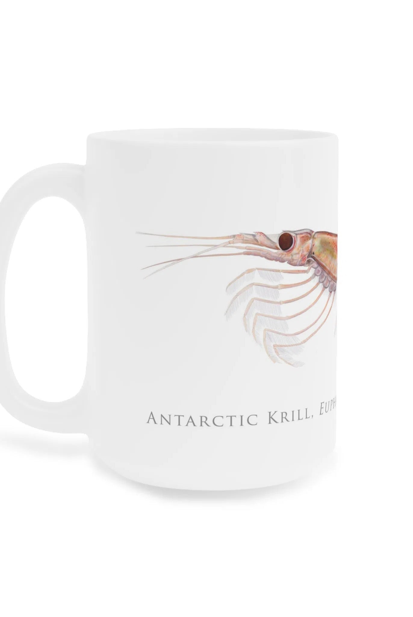 Antarctic Krill - Mug-Stick Figure Fish Illustration