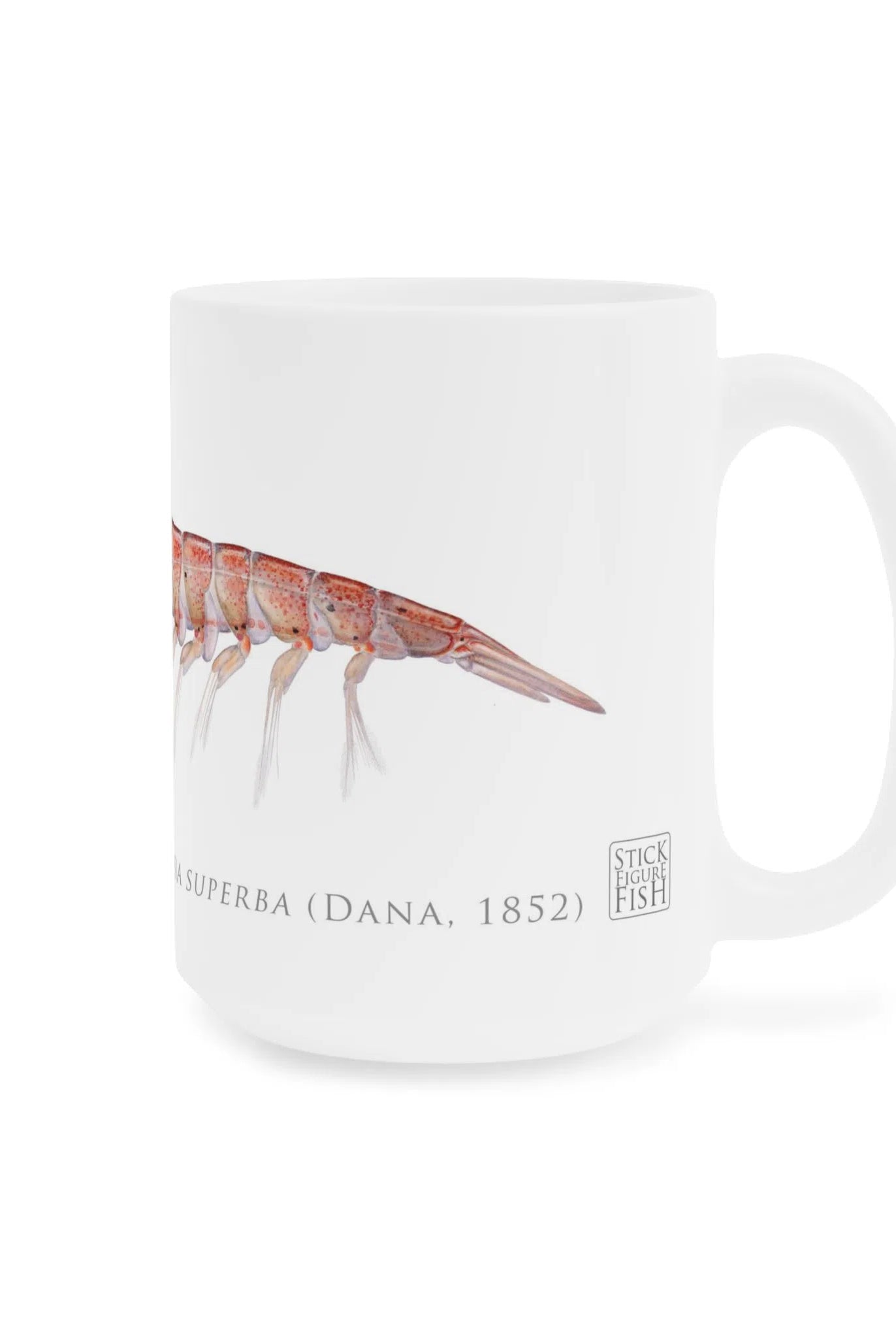 Antarctic Krill - Mug-Stick Figure Fish Illustration