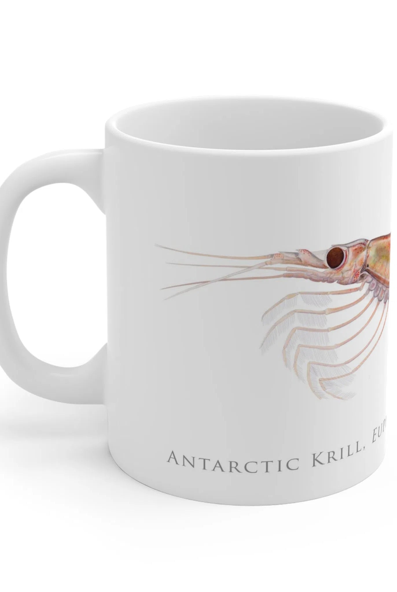 Antarctic Krill - Mug-Stick Figure Fish Illustration