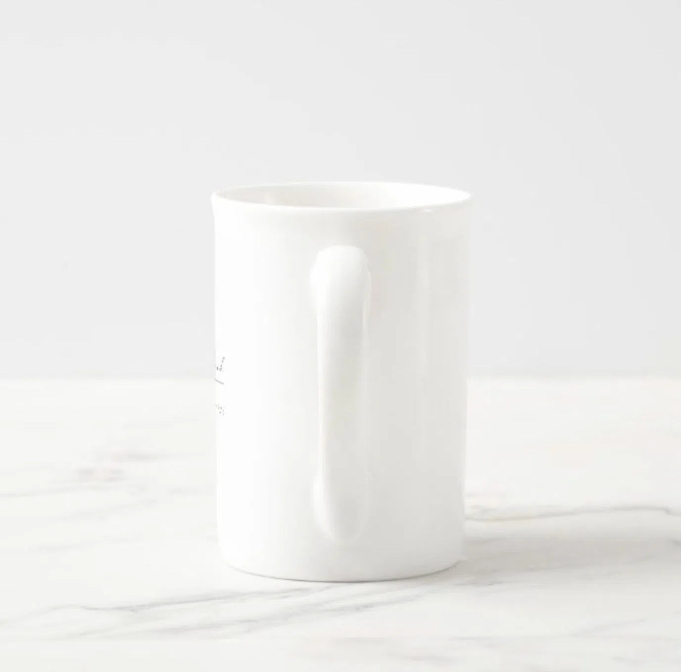 Balston's Pygmy Perch - Fine Bone China Mug-Stick Figure Fish Illustration