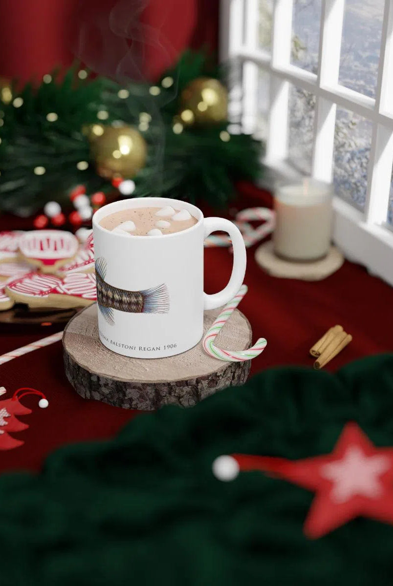 Balston's Pygmy Perch Mug-Stick Figure Fish Illustration