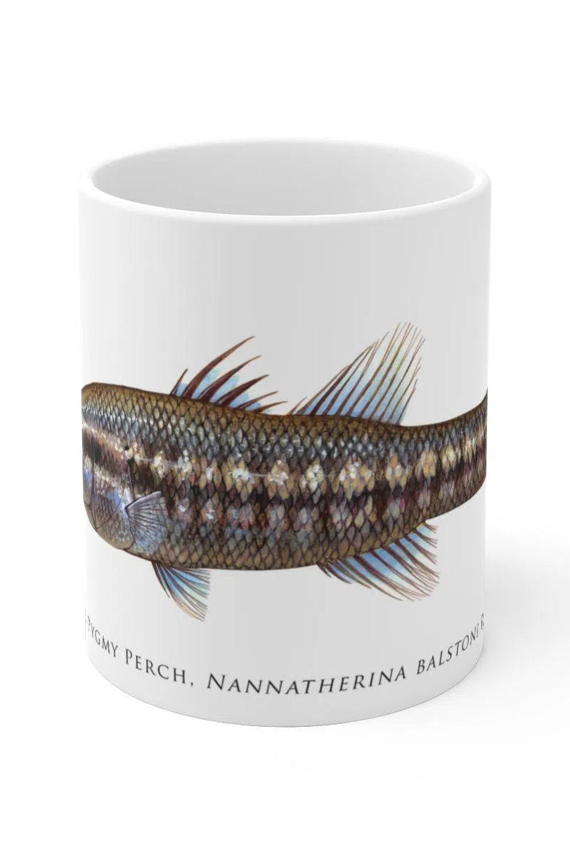 Balston's Pygmy Perch Mug-Stick Figure Fish Illustration