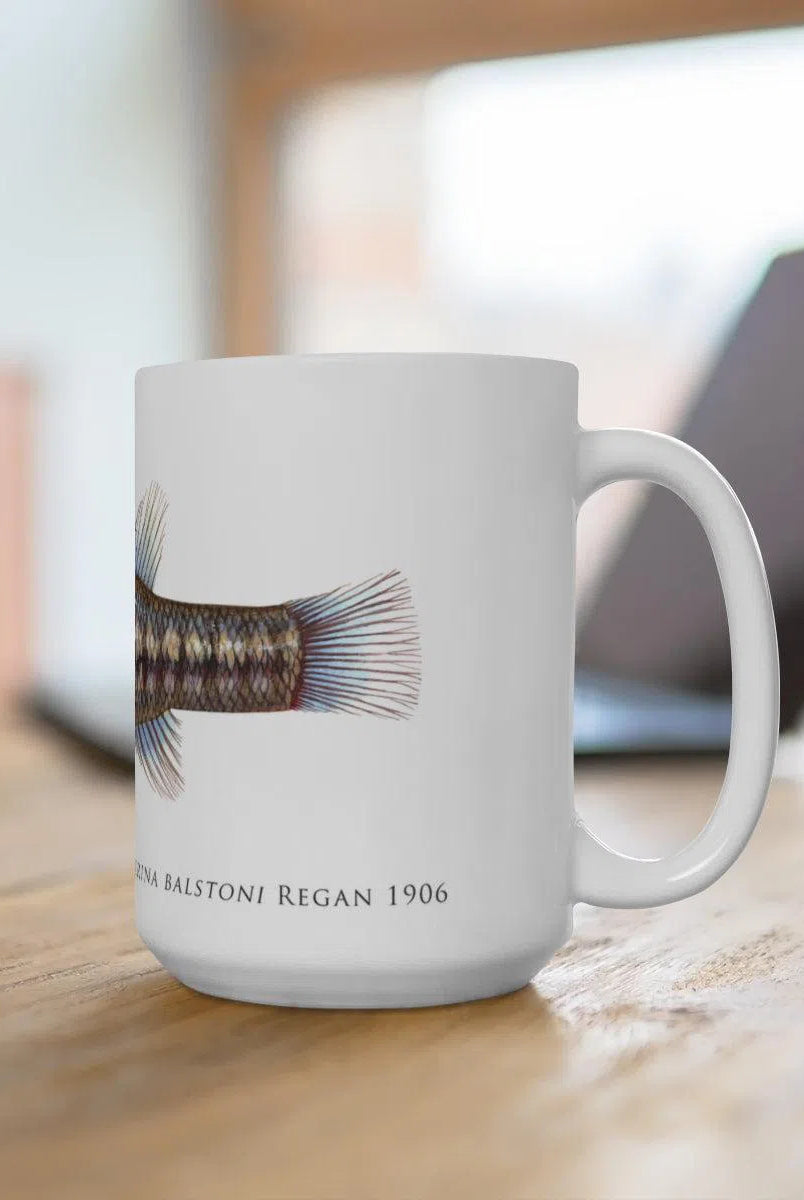 Balston's Pygmy Perch Mug-Stick Figure Fish Illustration