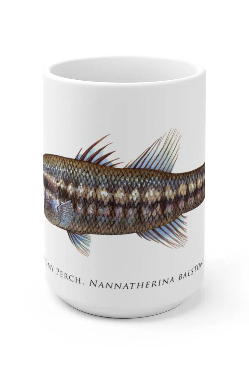 Balston's Pygmy Perch Mug-Stick Figure Fish Illustration