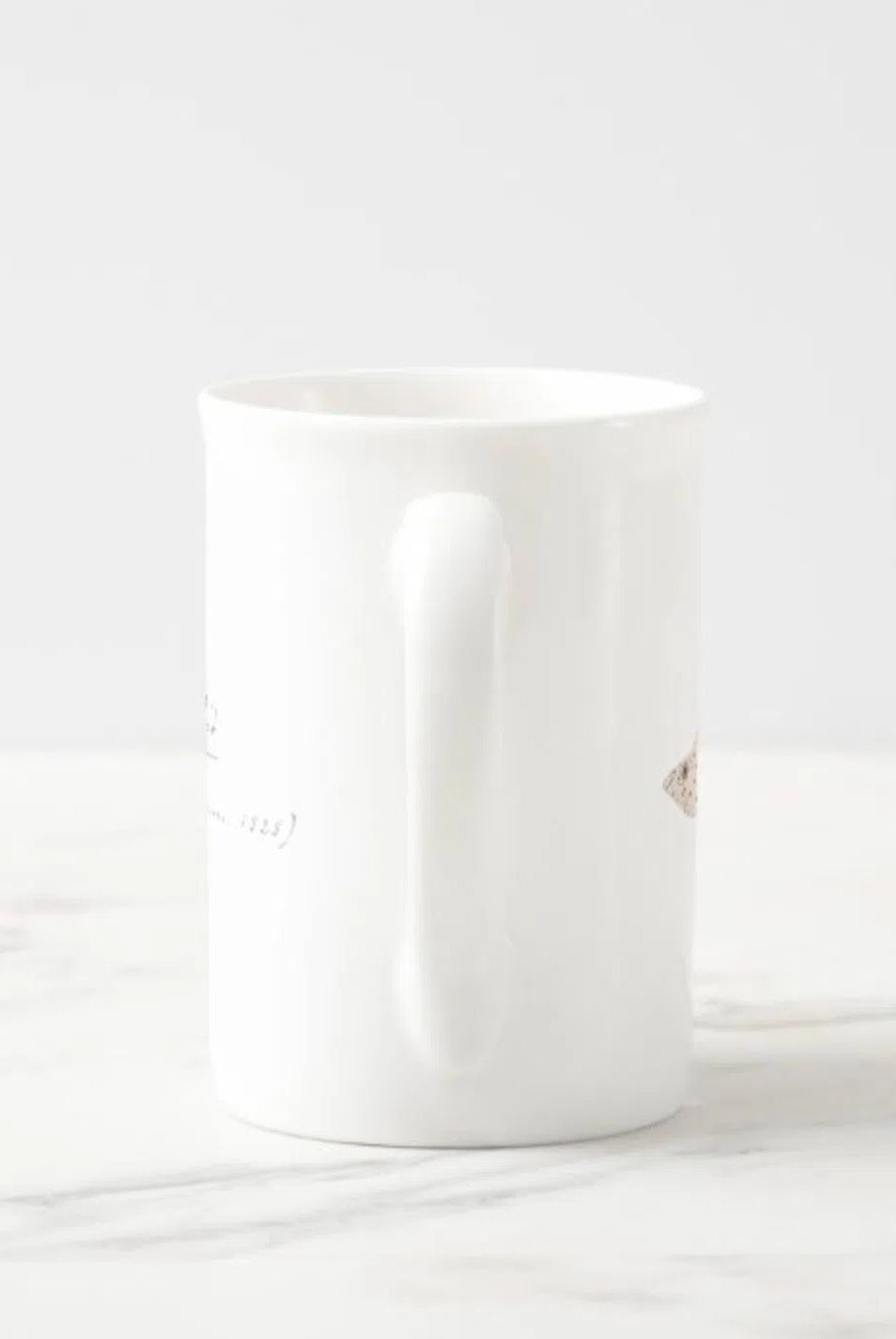 Barramundi Cod - Fine Bone China Mug-Stick Figure Fish Illustration