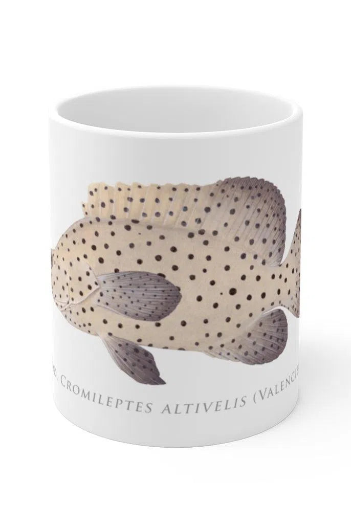 Barramundi Cod Mug-Stick Figure Fish Illustration