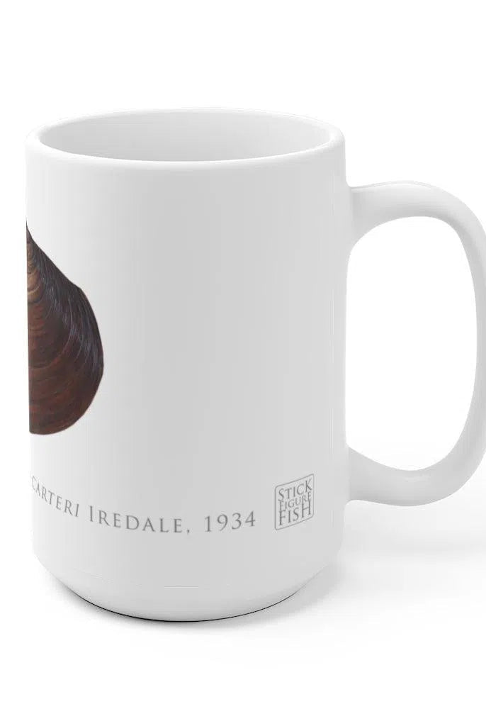 Ambiguus Mussel Mug-Stick Figure Fish Illustration