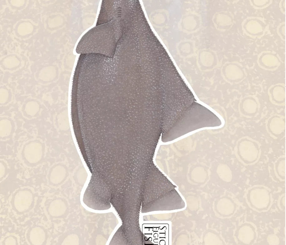Choose Your Species - Shark and Ray Sticker Sheet-Stick Figure Fish Illustration