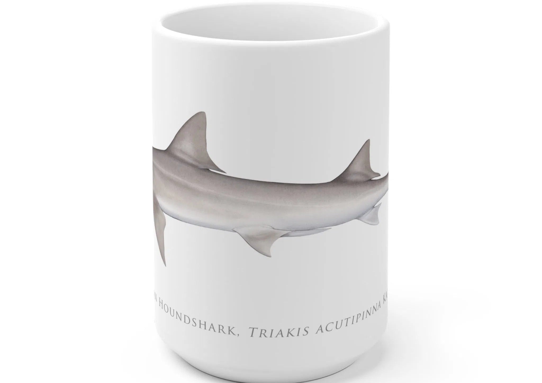 Choose Your Species - Shark or Ray - Mug-Stick Figure Fish Illustration