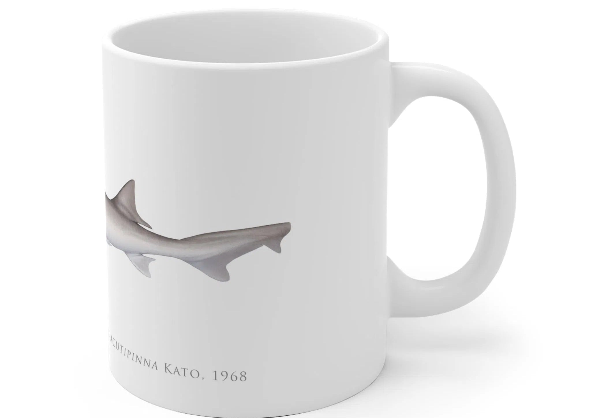 Choose Your Species - Shark or Ray - Mug-Stick Figure Fish Illustration