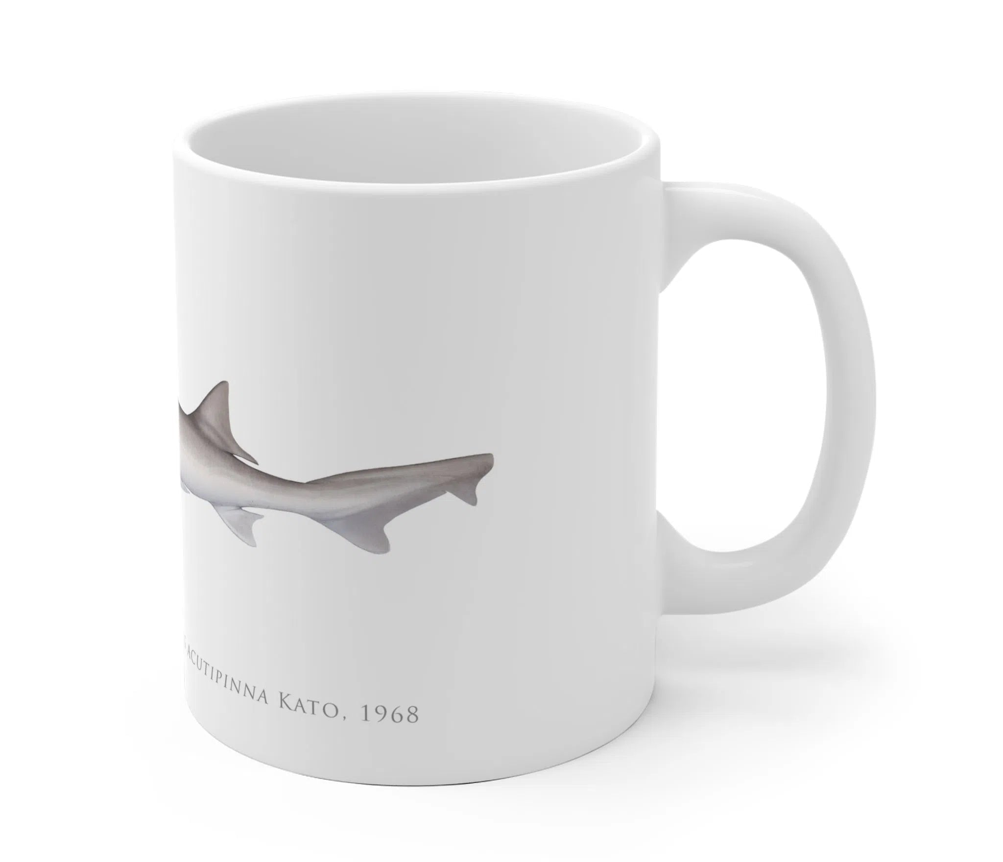 Choose Your Species - Shark or Ray - Mug-Stick Figure Fish Illustration