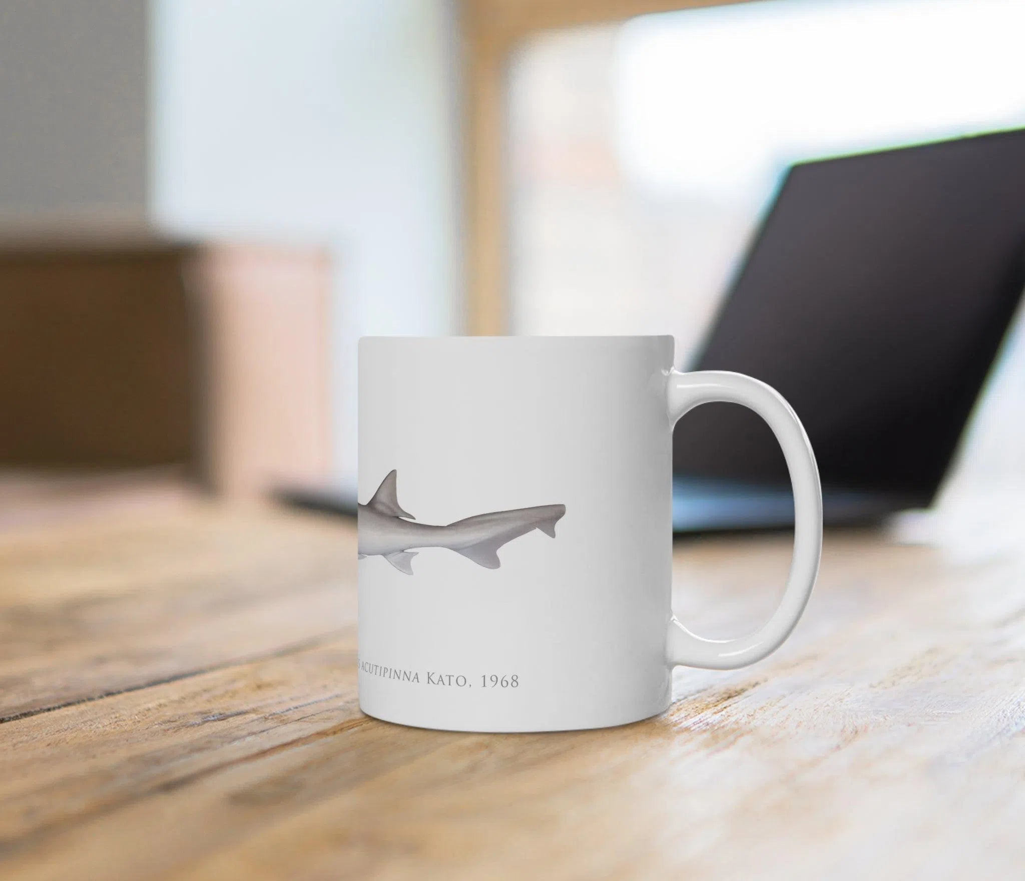 Choose Your Species - Shark or Ray - Mug-Stick Figure Fish Illustration