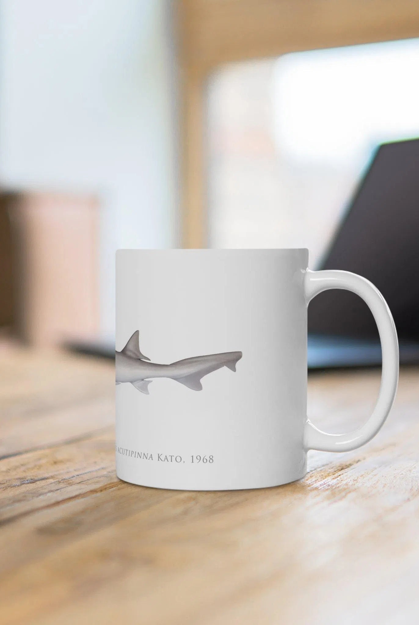 Choose Your Species - Shark or Ray - Mug-Stick Figure Fish Illustration