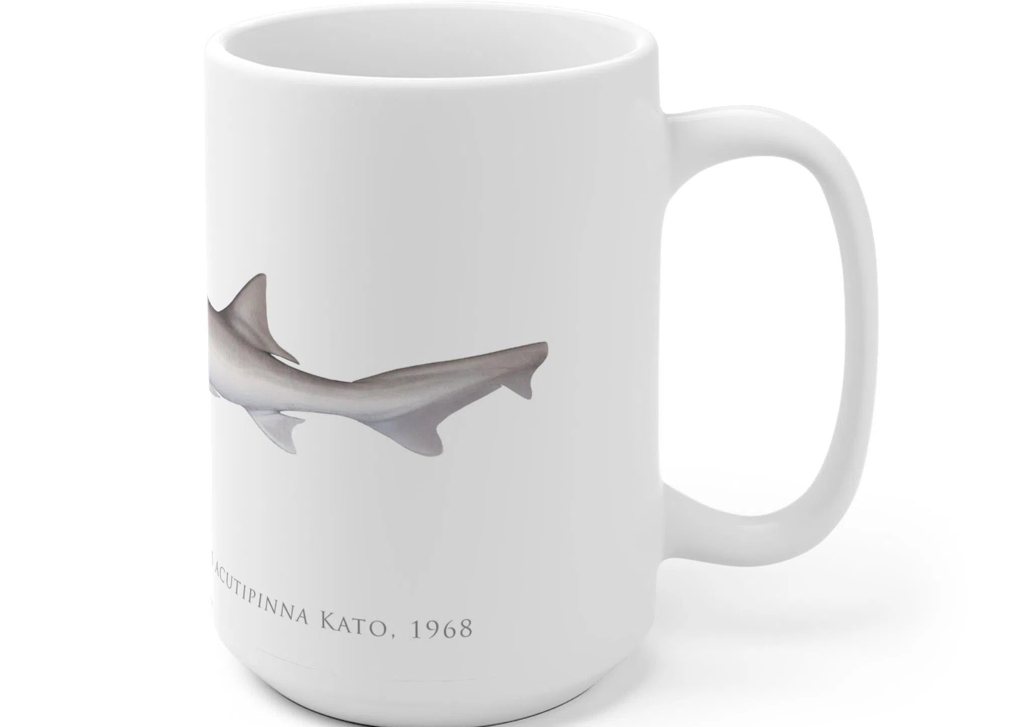 Choose Your Species - Shark or Ray - Mug-Stick Figure Fish Illustration