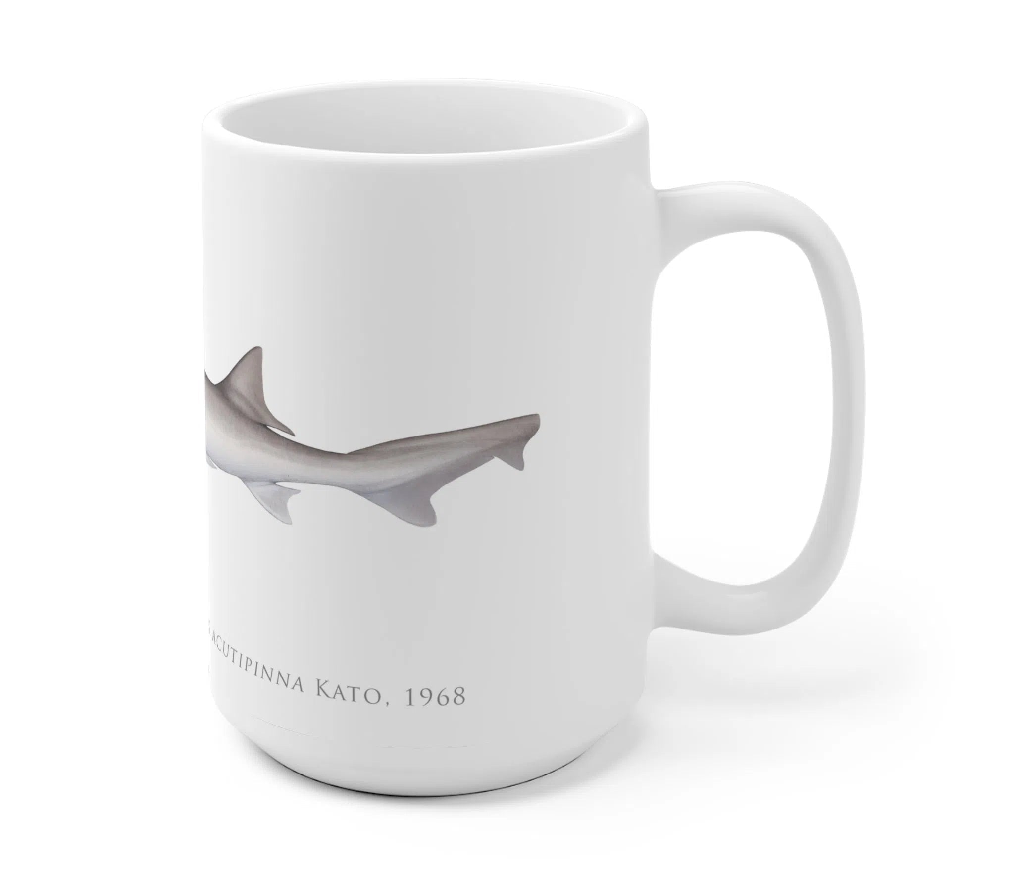 Choose Your Species - Shark or Ray - Mug-Stick Figure Fish Illustration
