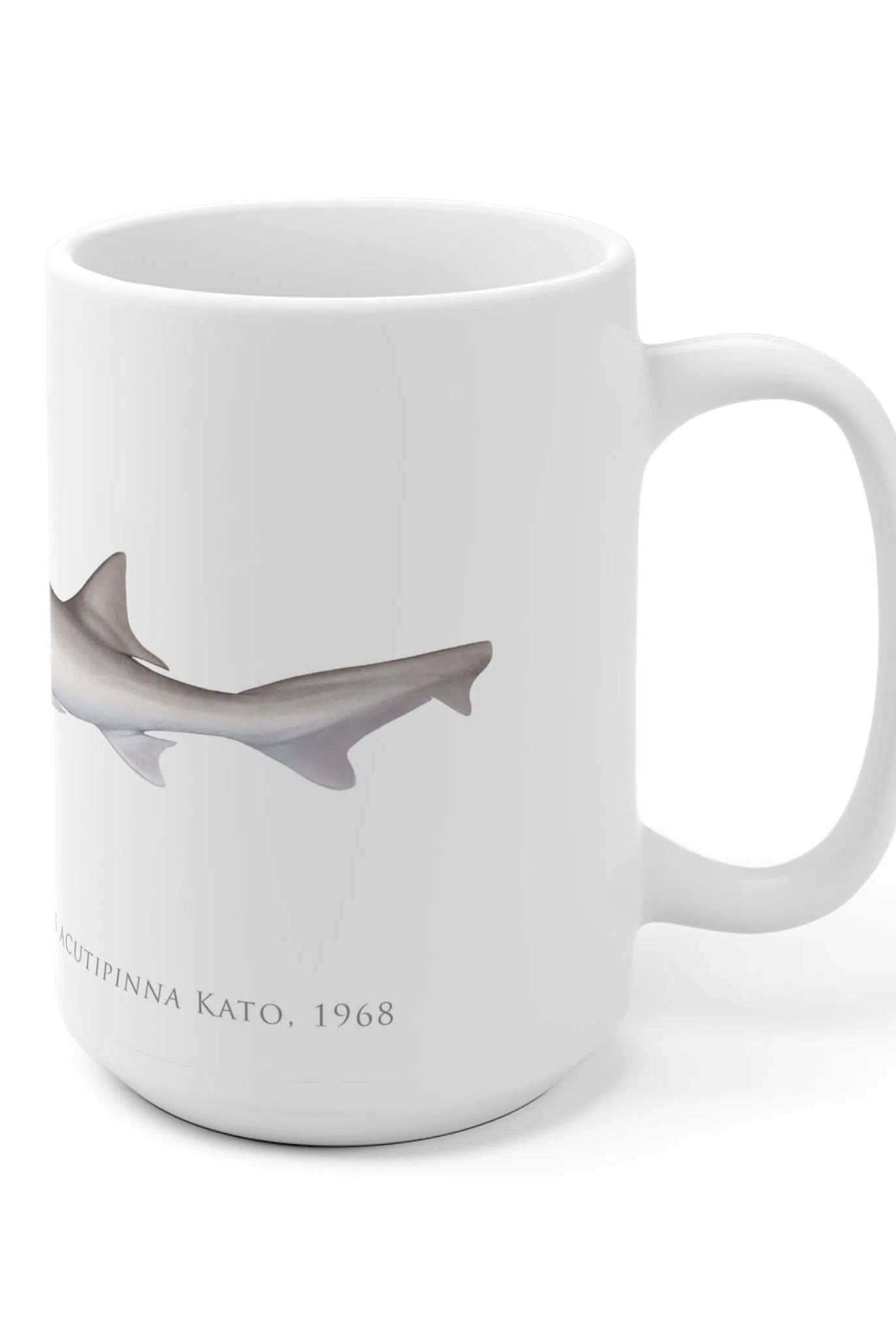 Choose Your Species - Shark or Ray - Mug-Stick Figure Fish Illustration