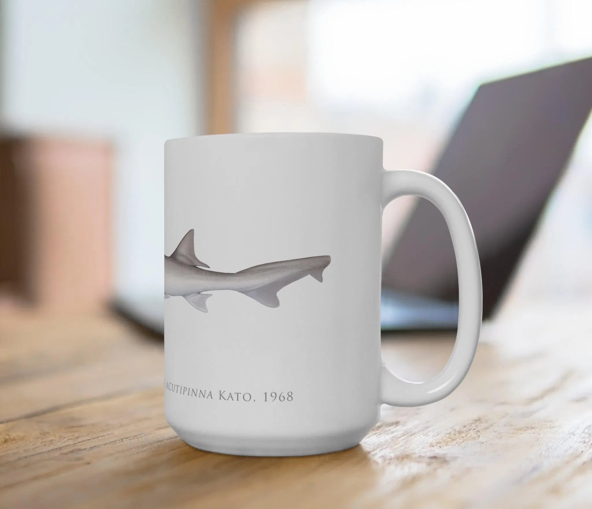 Choose Your Species - Shark or Ray - Mug-Stick Figure Fish Illustration