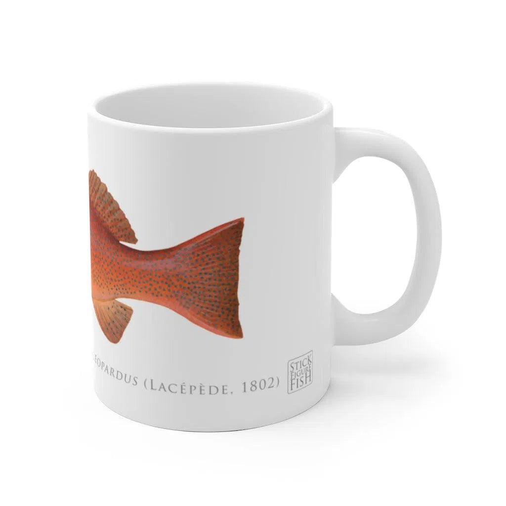Common Coral Trout Mug-Stick Figure Fish Illustration