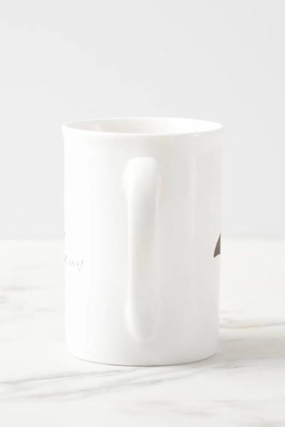 Cownose Ray - Fine Bone China Mug-Stick Figure Fish Illustration