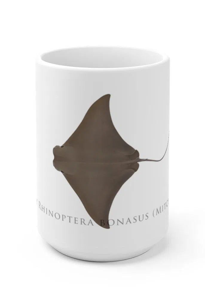 Cownose Ray mug-Stick Figure Fish Illustration
