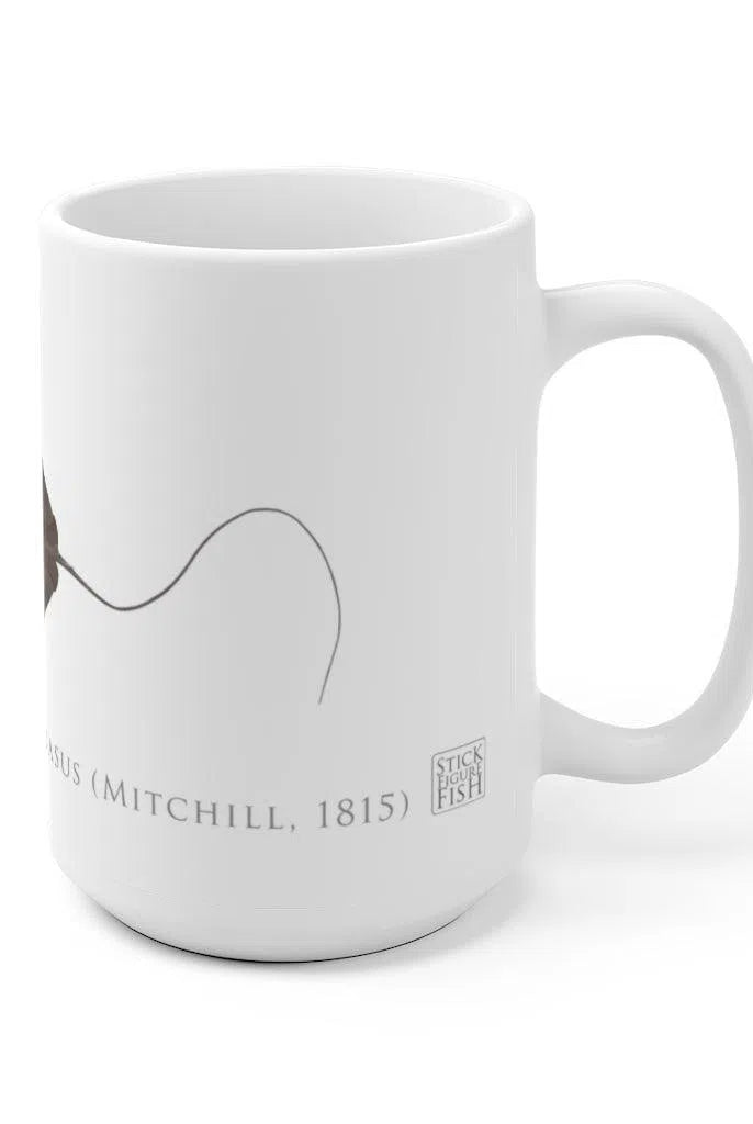 Cownose Ray mug-Stick Figure Fish Illustration