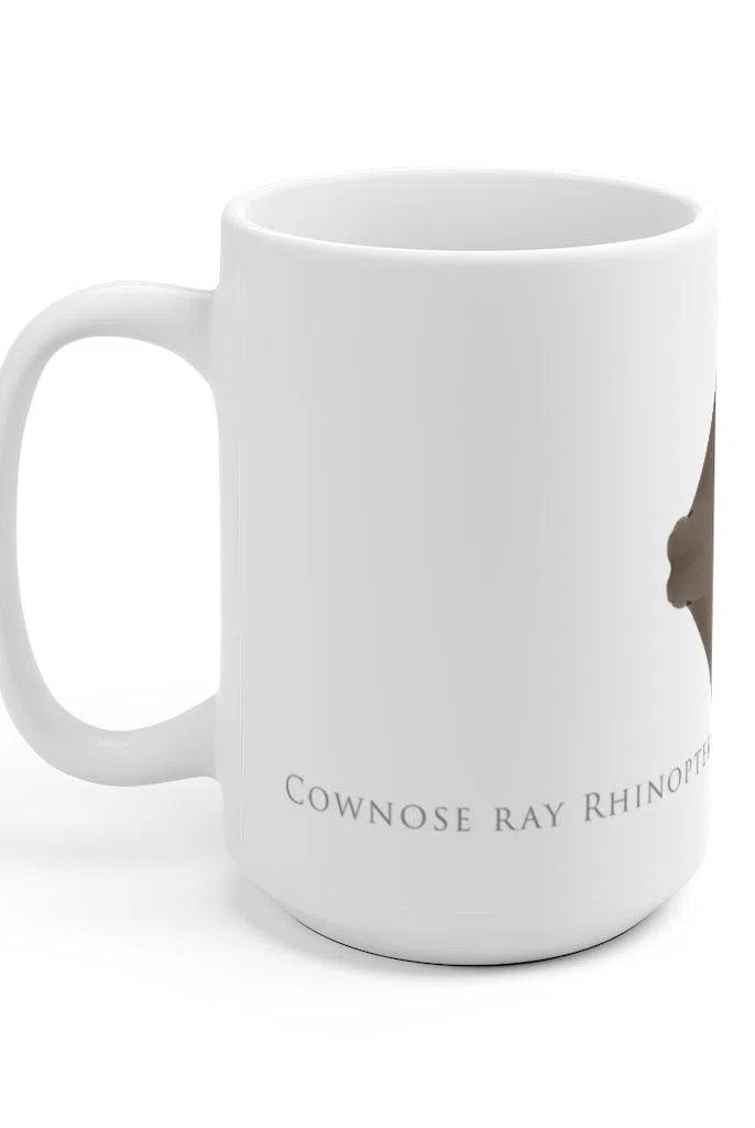 Cownose Ray mug-Stick Figure Fish Illustration
