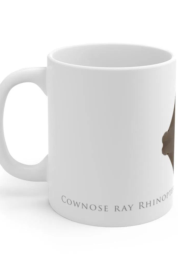Cownose Ray mug-Stick Figure Fish Illustration