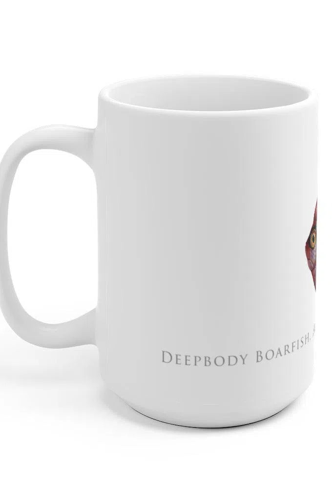 Deepbody Boarfish Mug-Stick Figure Fish Illustration