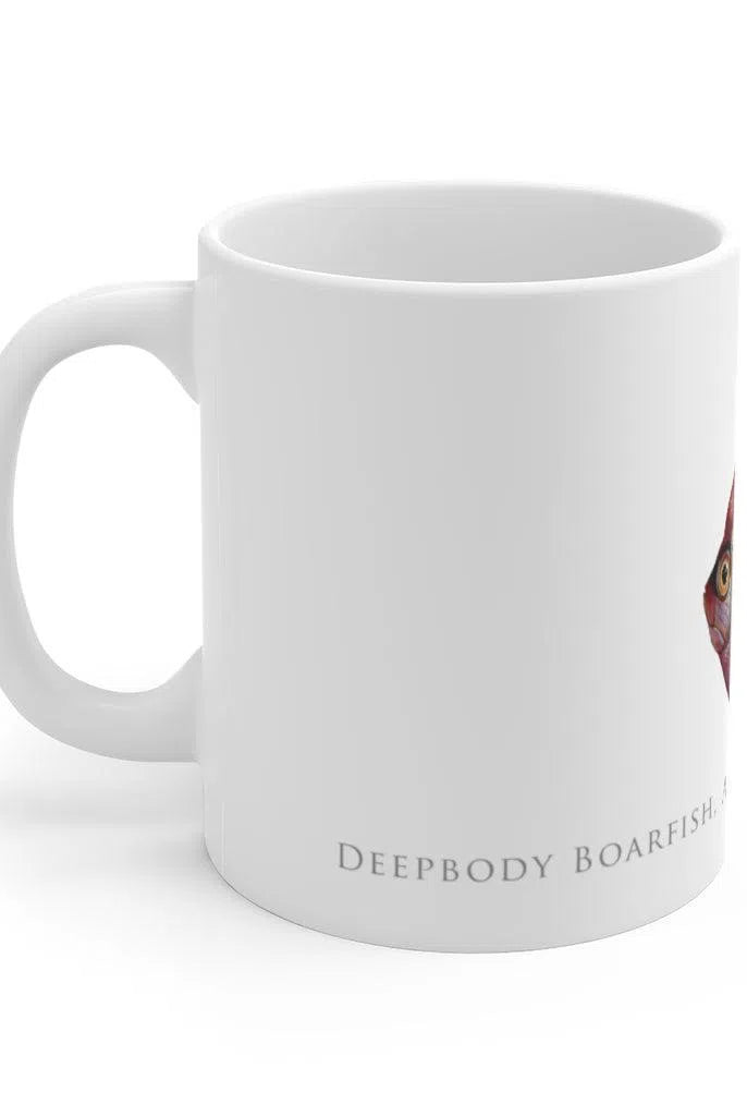 Deepbody Boarfish Mug-Stick Figure Fish Illustration