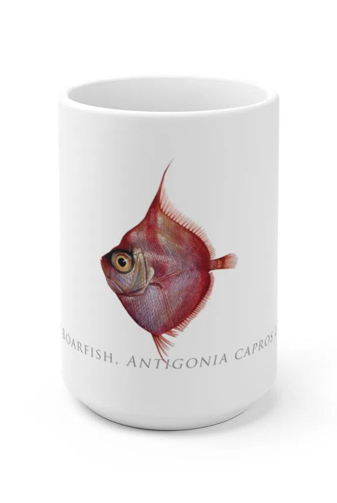 Deepbody Boarfish Mug-Stick Figure Fish Illustration