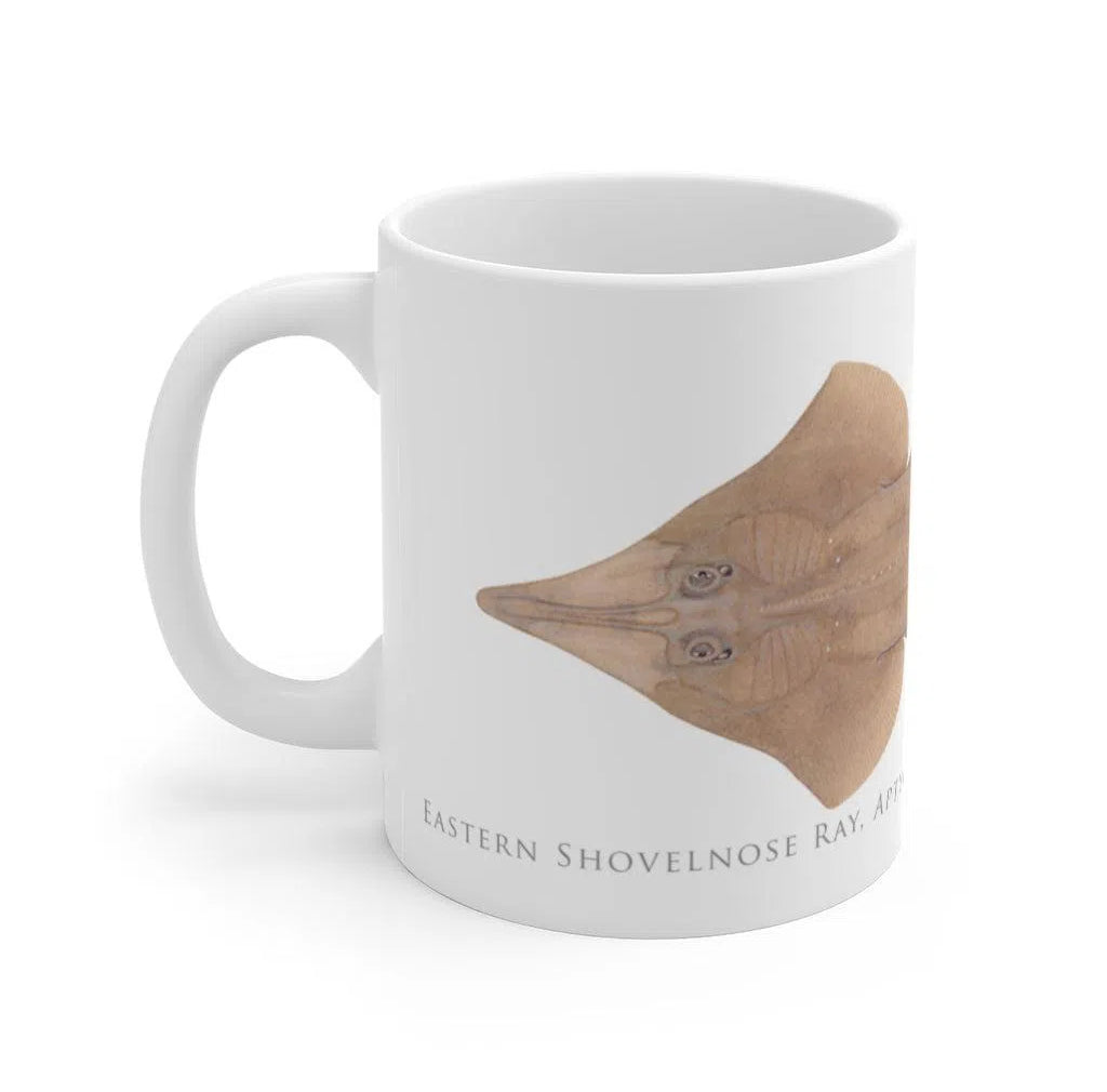 Eastern Shovelnose Ray Mug-Stick Figure Fish Illustration