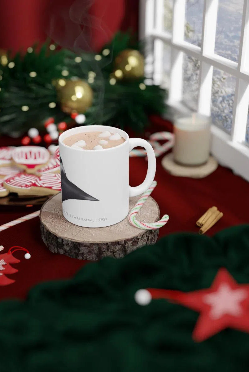 Giant Manta Ray Mug-Stick Figure Fish Illustration