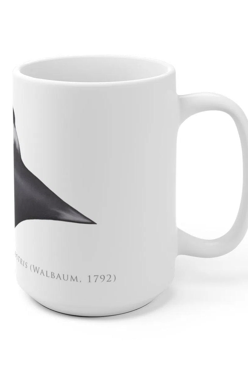 Giant Manta Ray Mug-Stick Figure Fish Illustration
