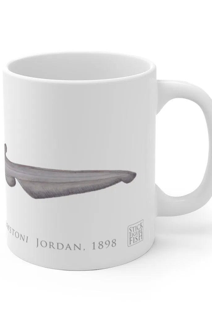 Goblin Shark Mug-Stick Figure Fish Illustration