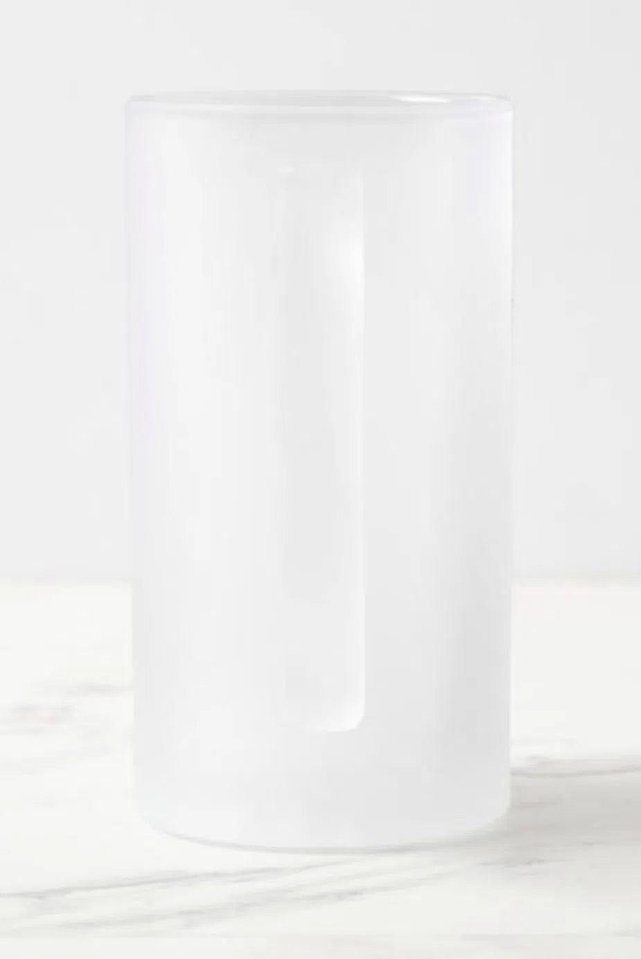 Largetooth Sawfish - Frosted Glass Stein-Stick Figure Fish Illustration