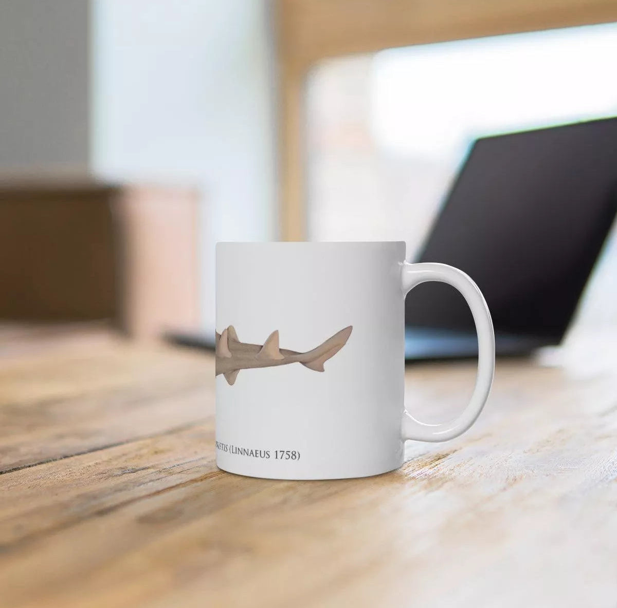 Largetooth Sawfish Mug-Stick Figure Fish Illustration
