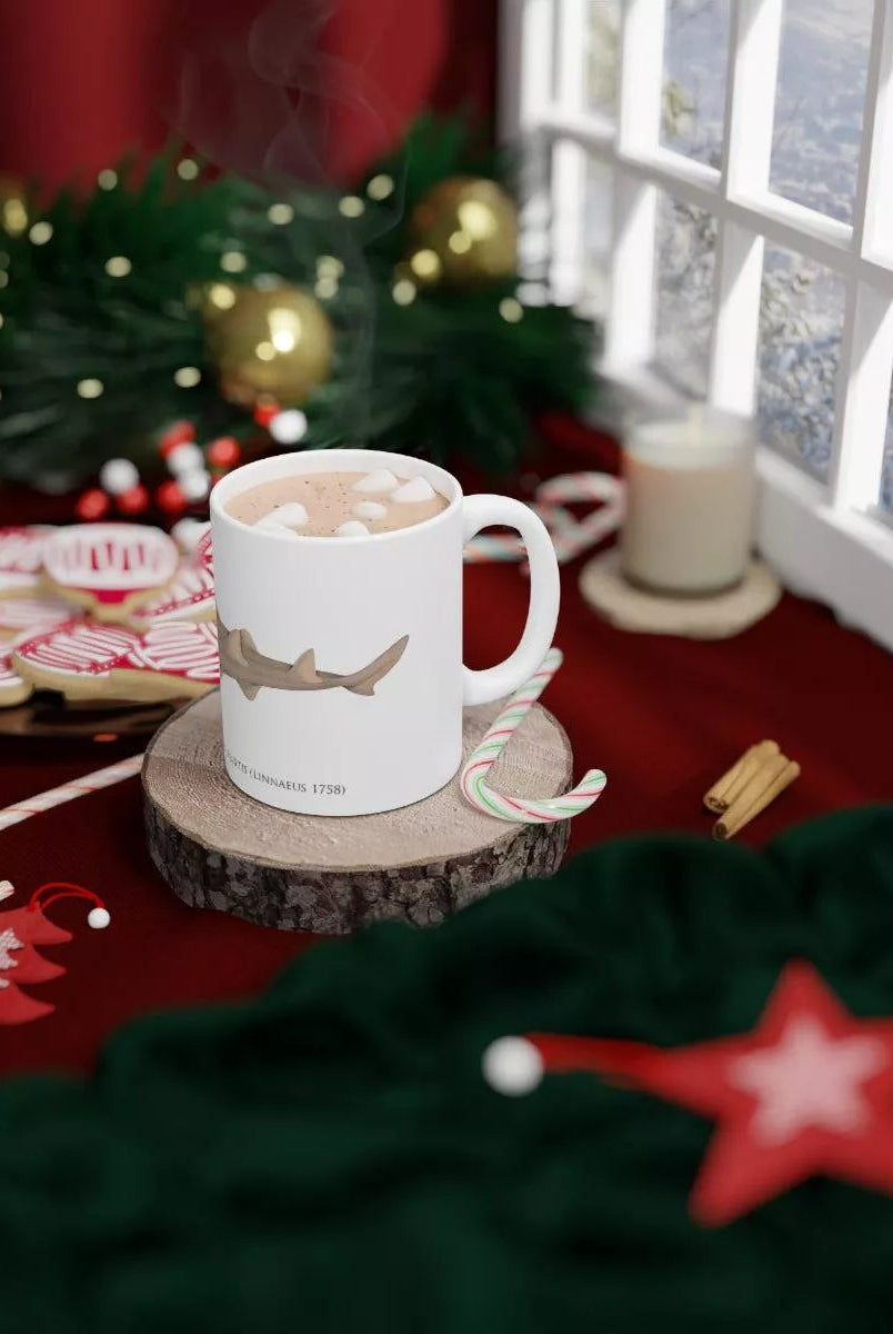 Largetooth Sawfish Mug-Stick Figure Fish Illustration