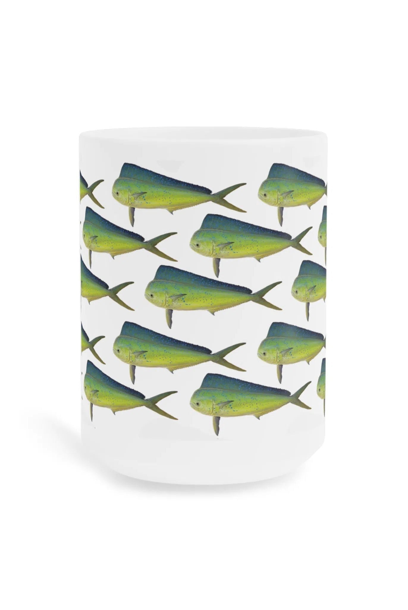 Mahi Mahi - Tessellation Series - Mug-Stick Figure Fish Illustration