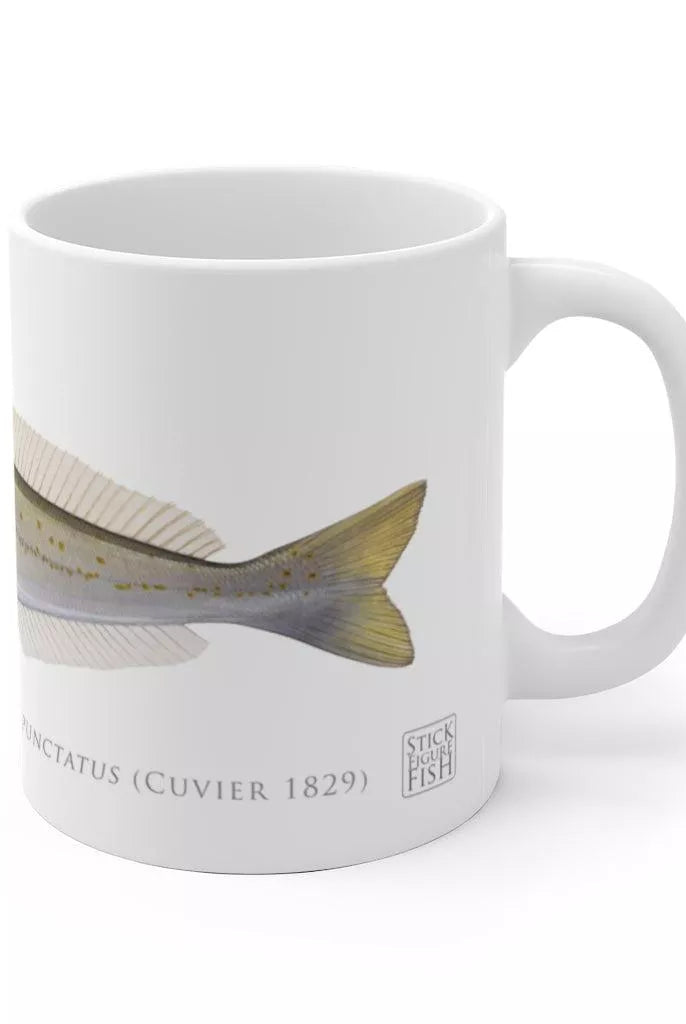 King George Whiting Mug-Stick Figure Fish Illustration