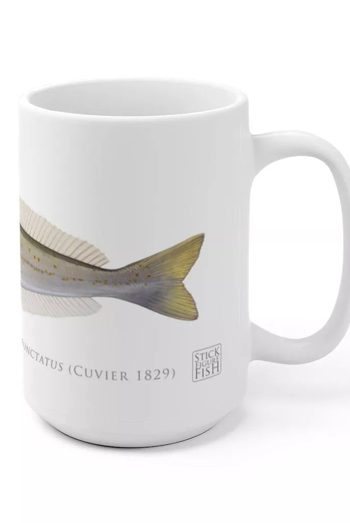 King George Whiting Mug-Stick Figure Fish Illustration