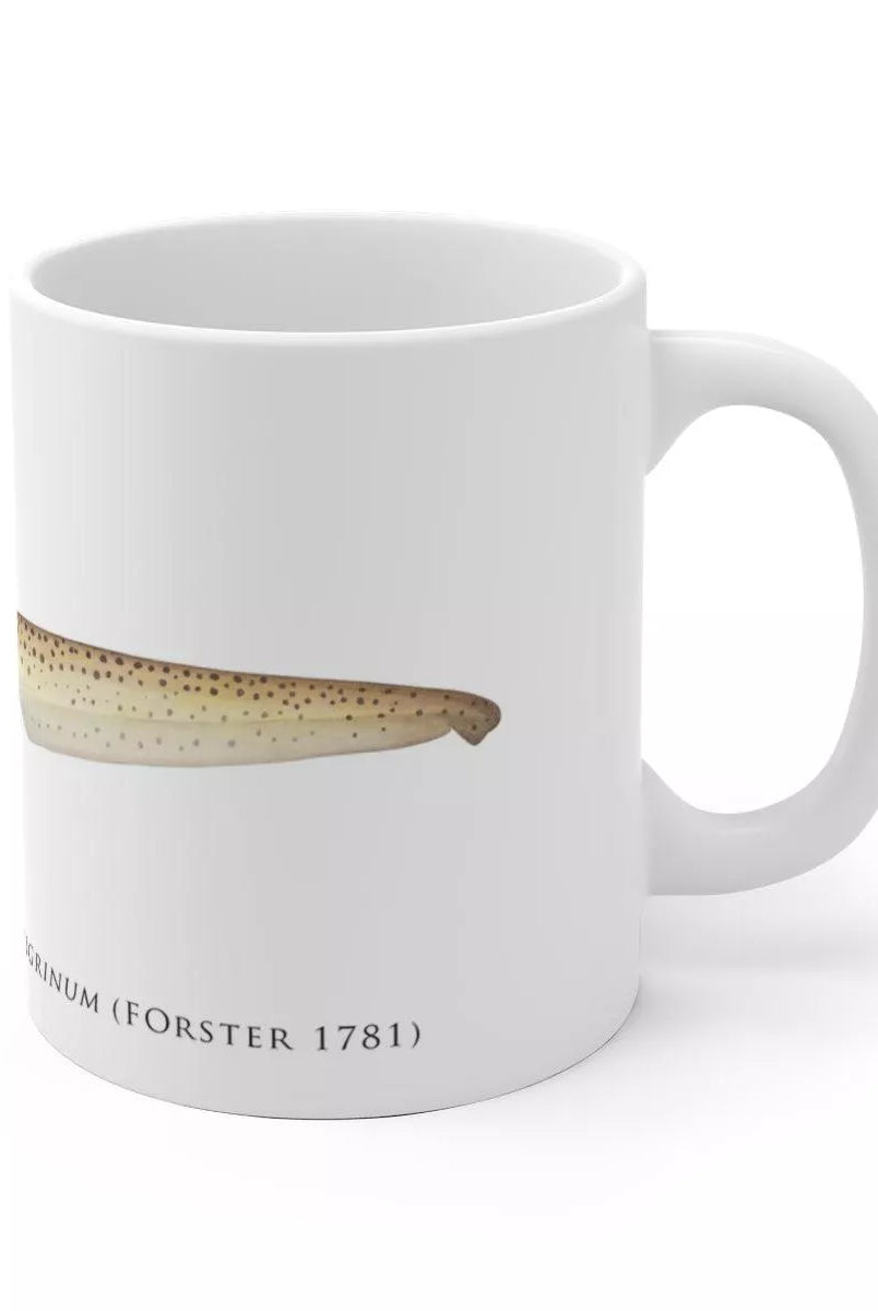 Leopard Shark Mug-Stick Figure Fish Illustration